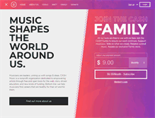 Tablet Screenshot of donitasparks.cashmusic.org